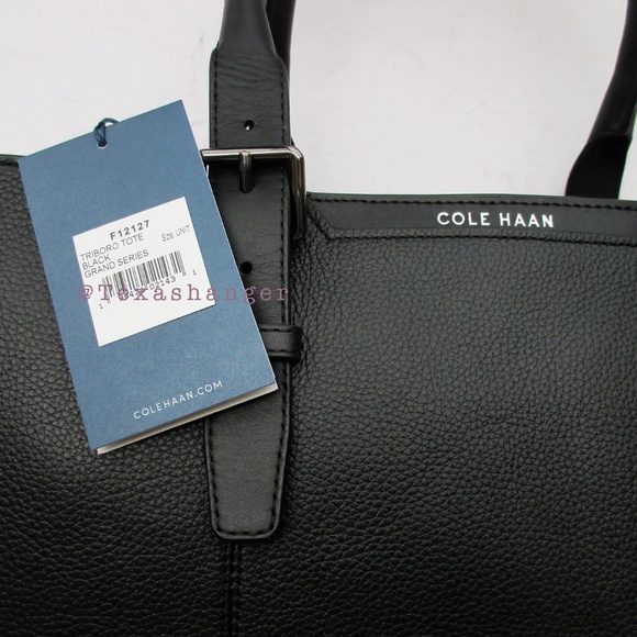 NWT Cole Haan Triboro Tote Bag Grand Series Black - Picture 11 of 16
